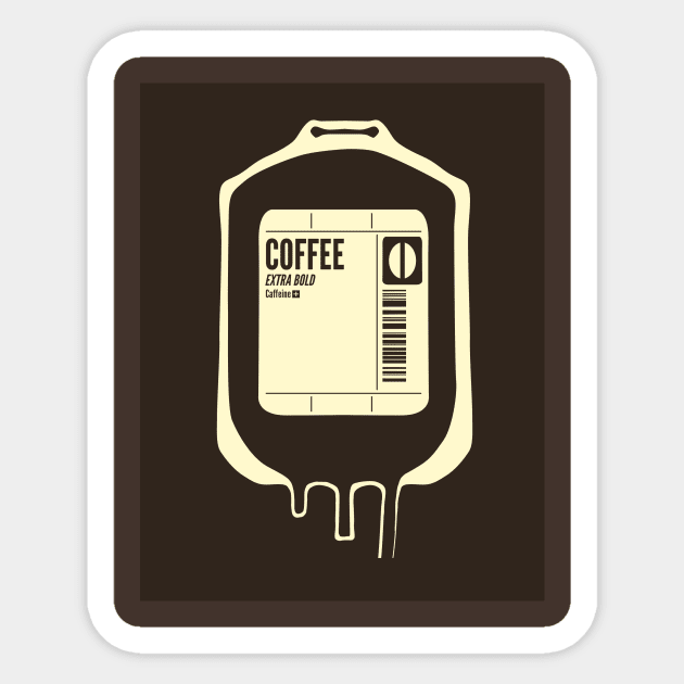 Coffee Transfusion Sticker by Tobe_Fonseca